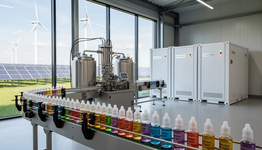 Industrial battery energy storage system in manufacturing facility